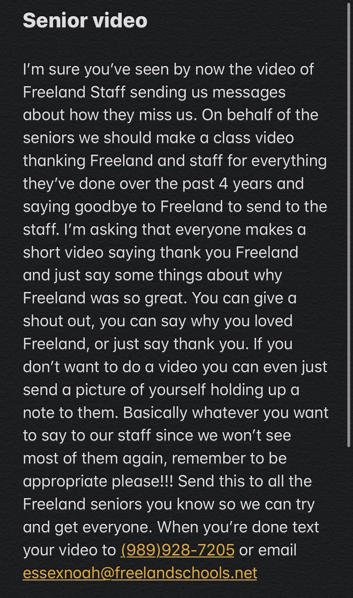 FHStusection's tweet photo. ‼️Seniors‼️Do this as soon as you can https://t.co/lkJIDfja0r