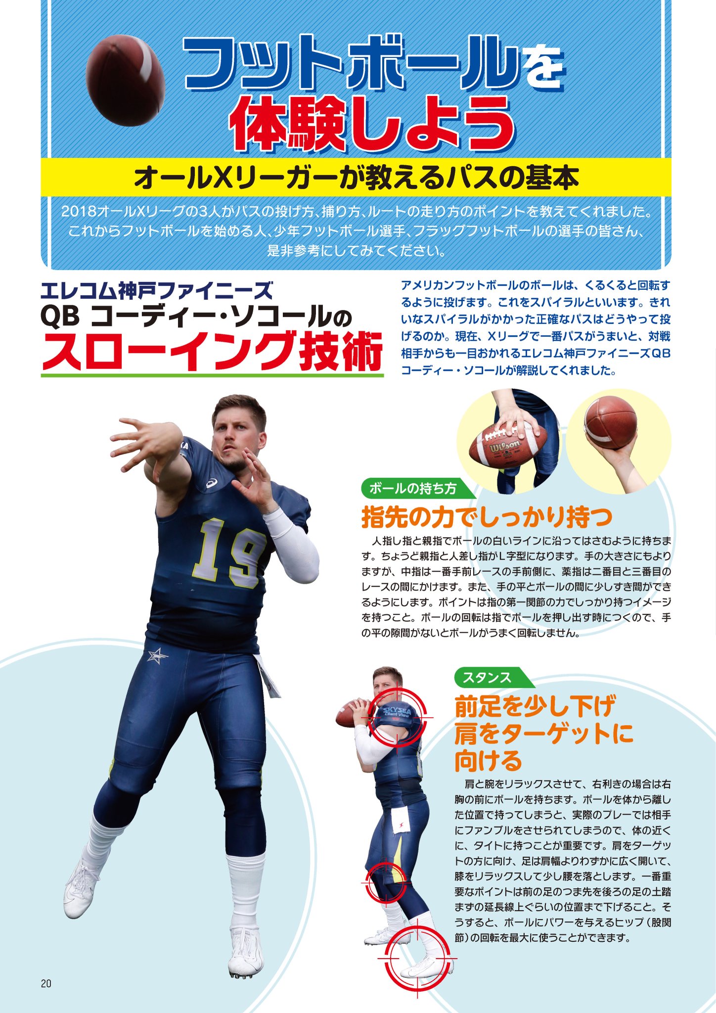 Huddle Magazine Twitter પર デジタル版 紙版共に販売中 Fujisanマガジンサービス T Co Lgkihz9thp エレコム神戸ファイニーズのqbソコール選手が解説するボールの投げ方は フットボールを始めようと思っている人にも是非読んでいただきたい内容です A Huddle Magazine Twitter પર デジタル版 紙版共に販売中 Fujisanマガジンサービス T Co Lgkihz9thp エレコム神戸ファイニーズのqbソコール選手が解説するボールの投げ方は フットボールを始めようと思っている人にも是非読んでいただきたい内容です A