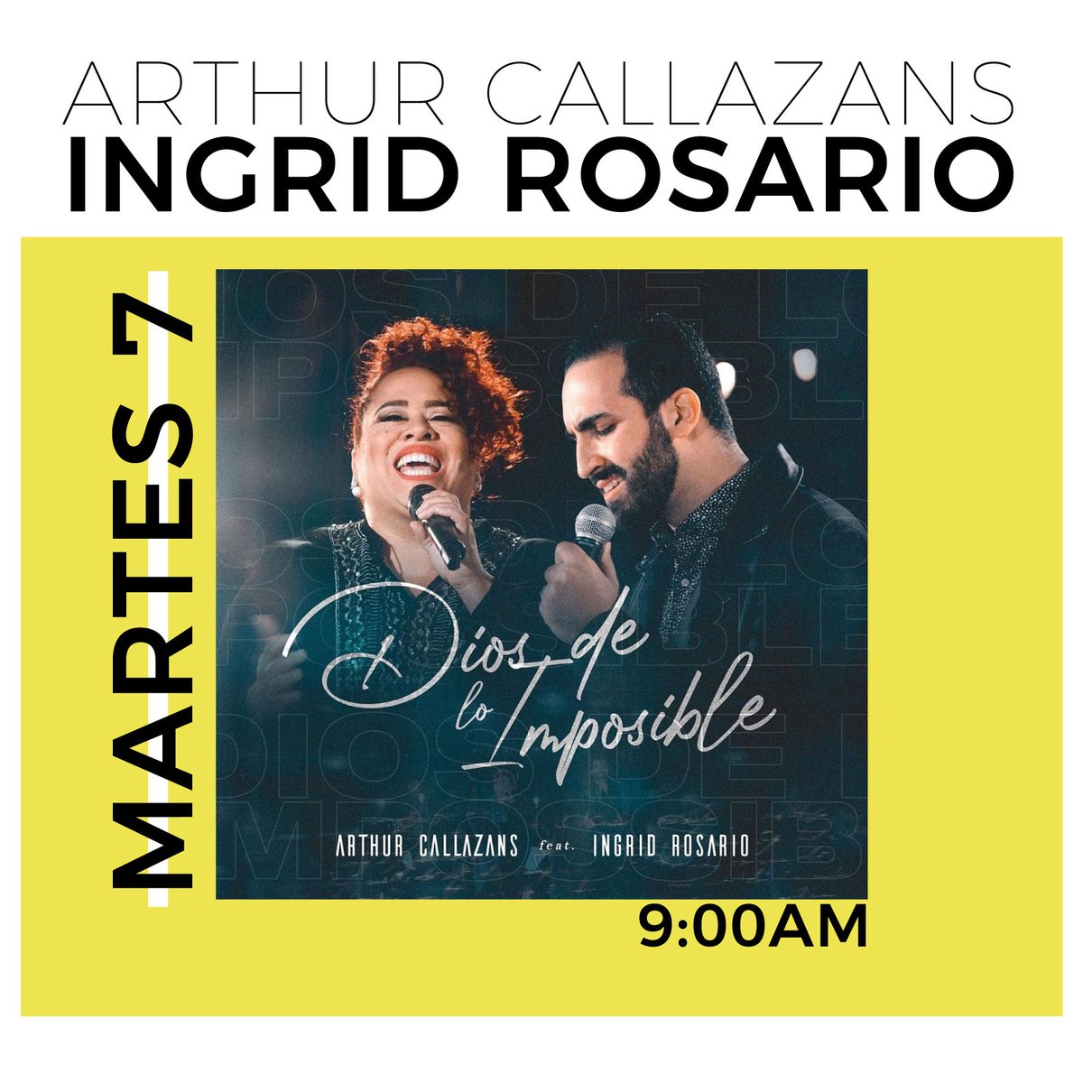 radio_316's tweet photo. Invitados muy especiales mañana en DESPERTAR 3:16. En nuestro LIVE nos acompañarán @ingridrosario y @arthurcallazans ¡No te lo pierdas!
Despertar 3:16 de 7:00 AM - 10:00 AM
#TeDaMas https://t.co/u7ZcthV3yU