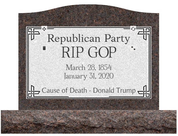  https://limbaugh2020.com/541-pm-eastern-time-friday-january-31-2020-the-day-the-gop-officially-died-as-a-party-of-principles-and-ethics/ https://limbaugh2020.com/i-was-a-republican-from-1978-until-the-day-john-kasich-dropped-out-on-may-4-2016-mitt-romney-reminds-me-of-what-my-gop-used-to-be-principled/ #TrumpPressBriefing