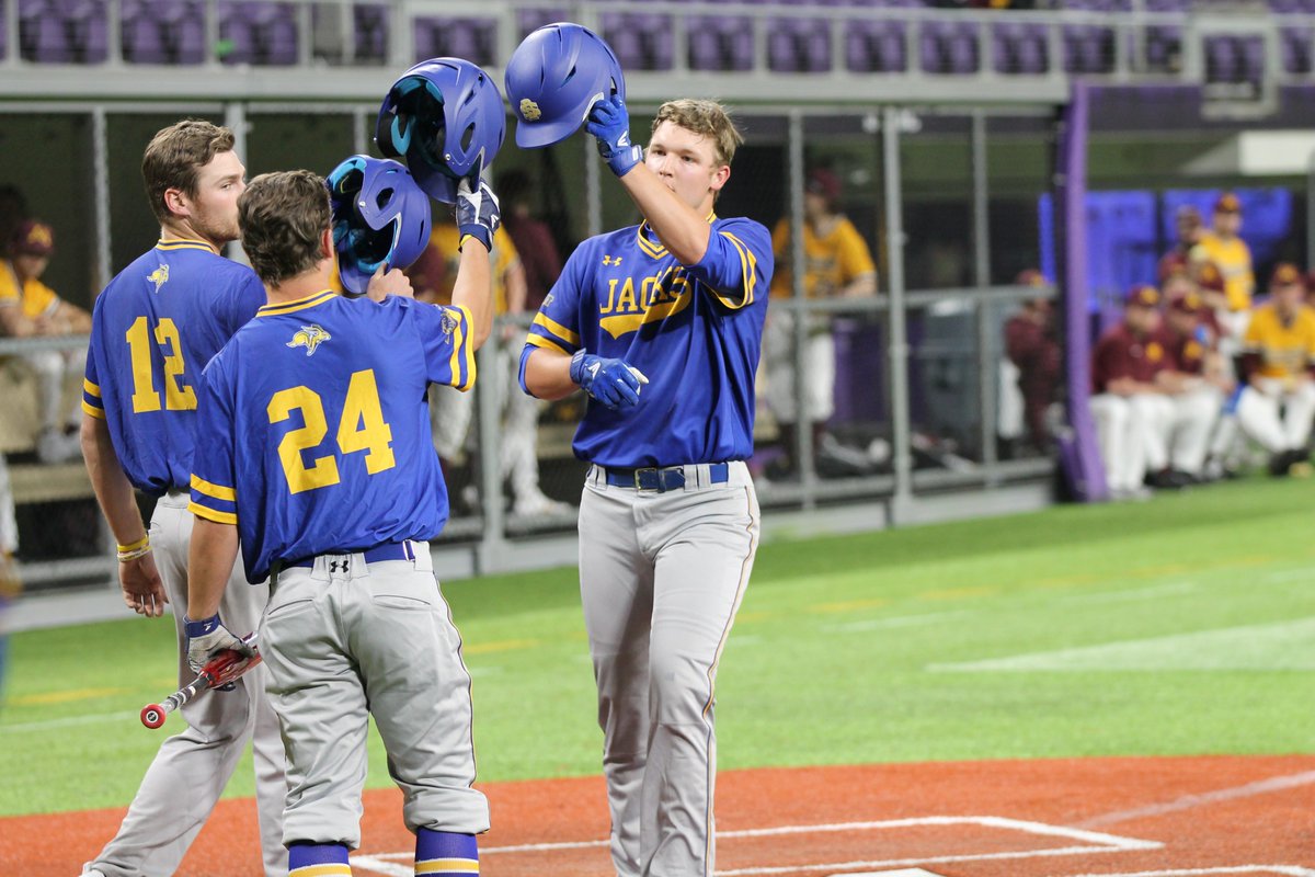 GoJacksBaseball's tweet photo. Happy National Student-Athlete Day to our Jackrabbit baseball team #RAB5 https://t.co/0ezlmXQGMZ