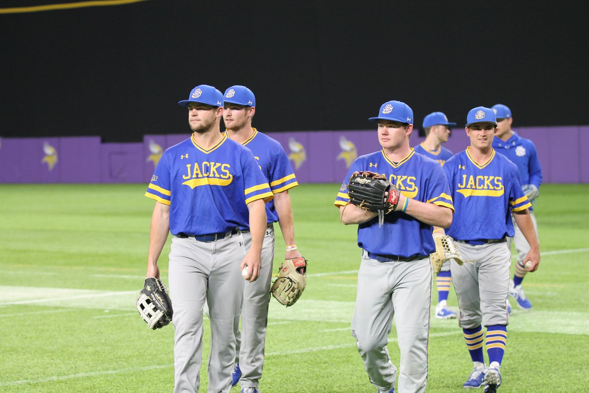 GoJacksBaseball's tweet photo. Happy National Student-Athlete Day to our Jackrabbit baseball team #RAB5 https://t.co/0ezlmXQGMZ