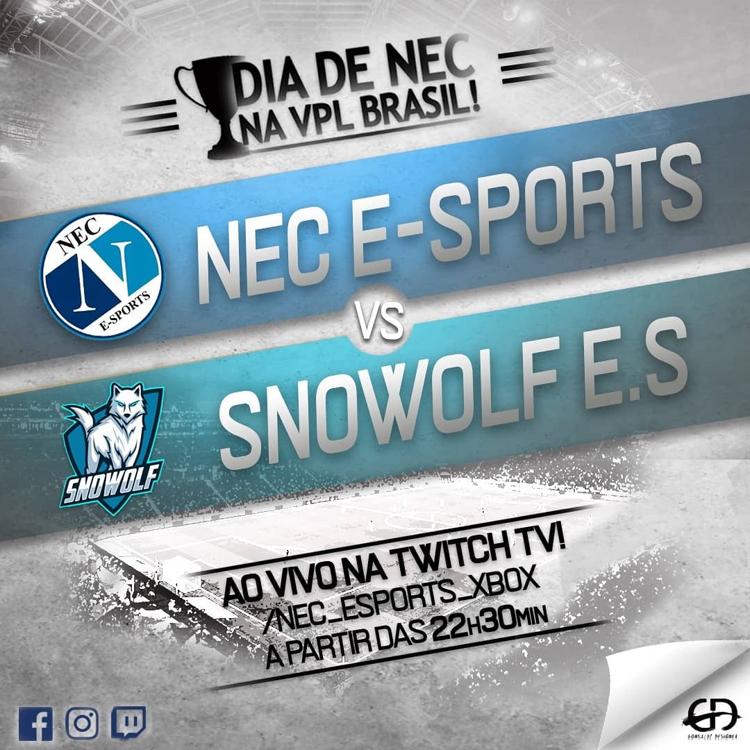 NapoliEC's tweet photo. [ NOITE DE NEC NA VPL ]

Hoje teremos dois grandes confrontos.

NEC x Real de Jandira - 22:00
NEC x Snowolf e-Sports - 22:30

Você acompanhar ao vivo em nosso canal oficial essas duas grandes partidas a partir das 22:00 hs.

Canal: https://t.co/Jnapd5jZZG

#OrgulhoDeSerUmNEC https://t.co/aMFKIwaz8T
