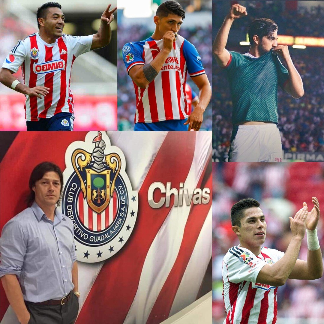 ChivasFc_'s tweet photo. @peladoalmeyda @Rpizarrot @alanpulido @MarcoFabian_10 @Csalcedojr  han dicho que quieren regresar a @Chivas 

Por favor @Amauryvz  @RPELAEZ9 hagan posible que regresen

#Chivas https://t.co/wUfEFFDUmB