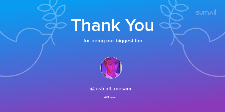 _exoveragain's tweet photo. Our biggest fans this week: justcall_mesam. Thank you! via https://t.co/0s96YDYvRx https://t.co/EofCZzFK6b