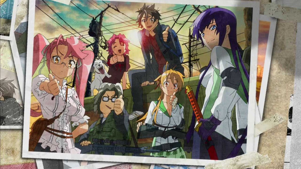 AlmandineGalaxy's tweet photo. Highschool of the dead is a great anime people sleep on because of the over the top ecchi. It has great characters and a decent plot to boot. Dont @ me weebs #anime #HighSchoolofTheDead #HoTD #Ecchi #Greatplot https://t.co/OUXmx2Y2Ji