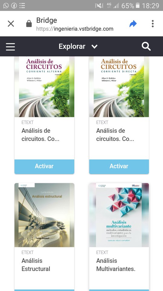 BibliotecaFIUNA's tweet image. #BibliotecaFIUNA #LibrosElectronicos #CengageLearning 
Solicite contraseña a biblioteca@ing.una.py
ing.una.py/?p=42166