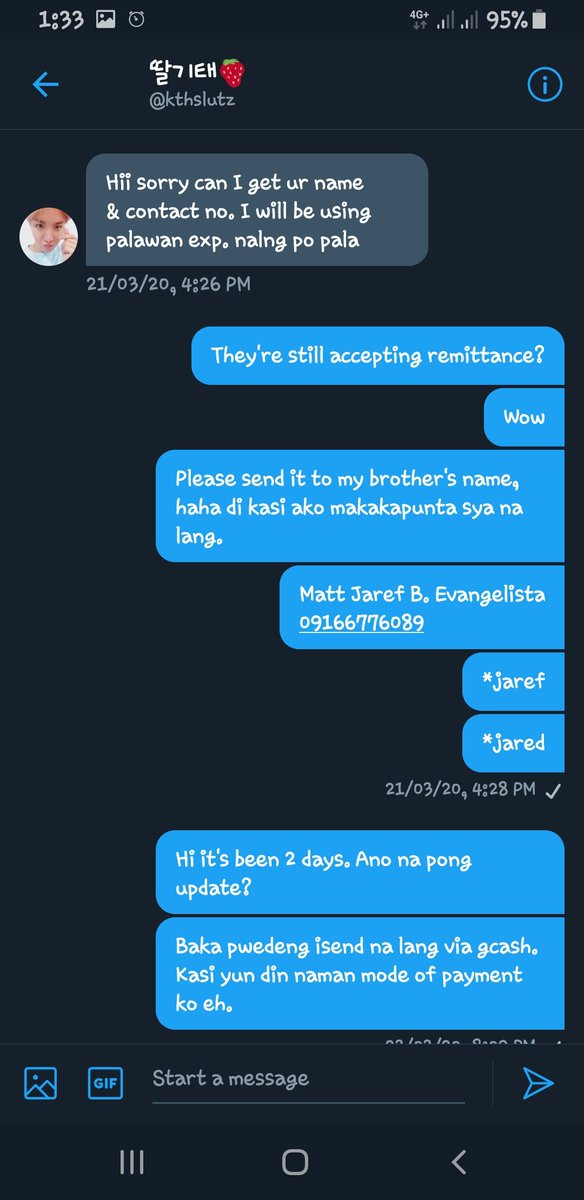 But she didn't listen to me and I tried asking her kung pwede akong magrefund. The excuses started there...