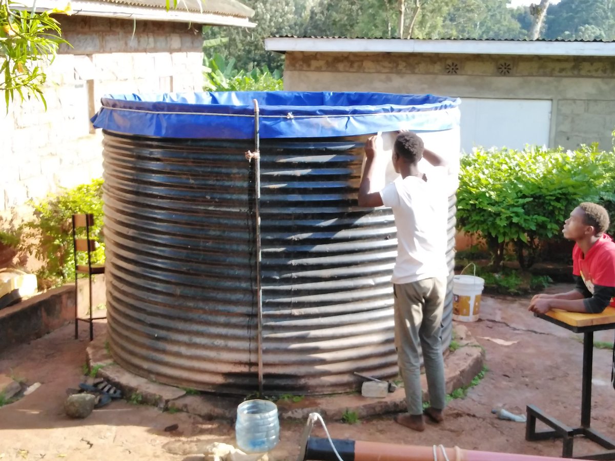 LinersKenya's tweet photo. The old steel tanks remade using newer technology. info@linerfix.com https://t.co/lkWK1wIanN