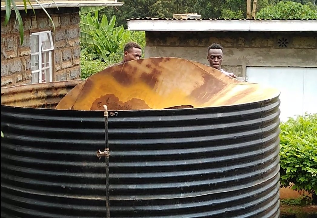 LinersKenya's tweet photo. The old steel tanks remade using newer technology. info@linerfix.com https://t.co/lkWK1wIanN
