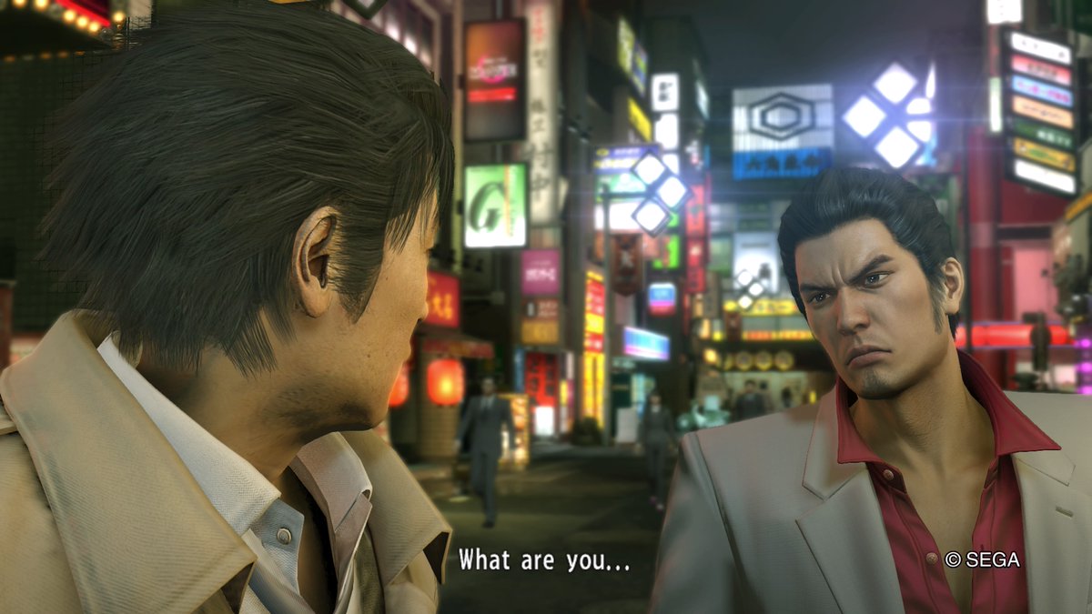 kiryu's stare is so intense...