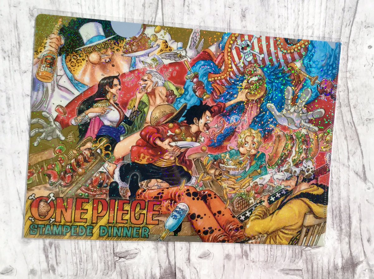 One Piece 麦わらストア福岡店 Sur Twitter 新商品 原画商品 One Piece キラキラクリアファイル 350円 税 好評発売中 麦わらストア Onepiece