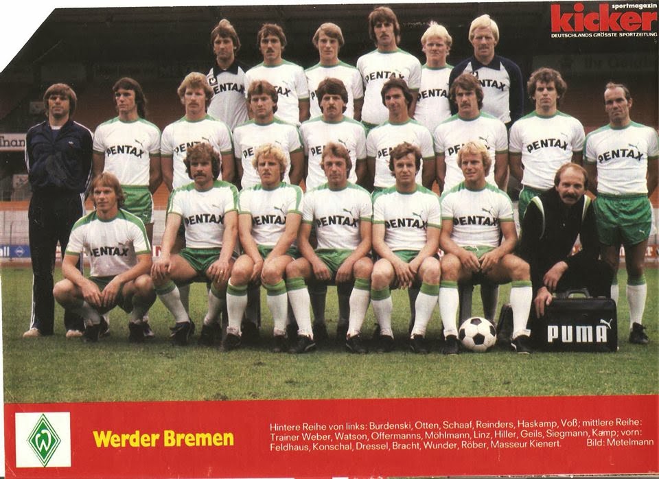 O Werder Bremen estreou na sétima temporada da 2. Bundesliga, o clube da cidade de Bremen veio da Bundesliga. A equipe só jogou uma temporada e retornou na temporada seguinte para a Bundesliga