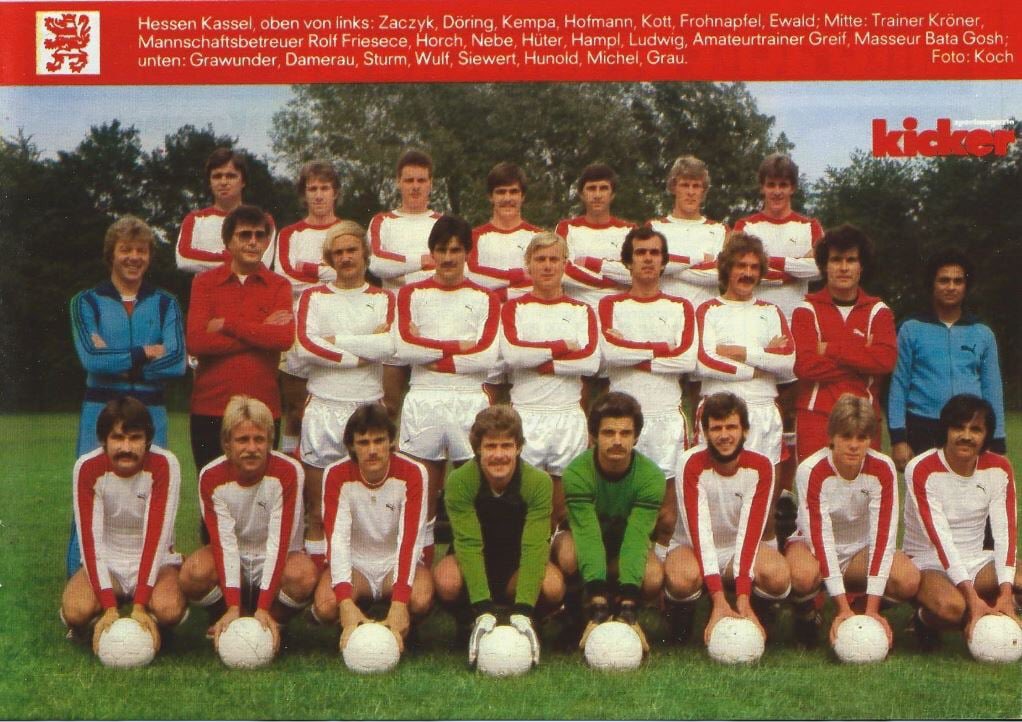 O Hessen Kassel estreou na sétima temporada da 2. Bundesliga, a equipe localizada em Hesse jogou por oito temporadas, a última na temporada 1989-90. No momento vem jogando a Hessenliga, a quinta divisão alemãFoto: Kicker
