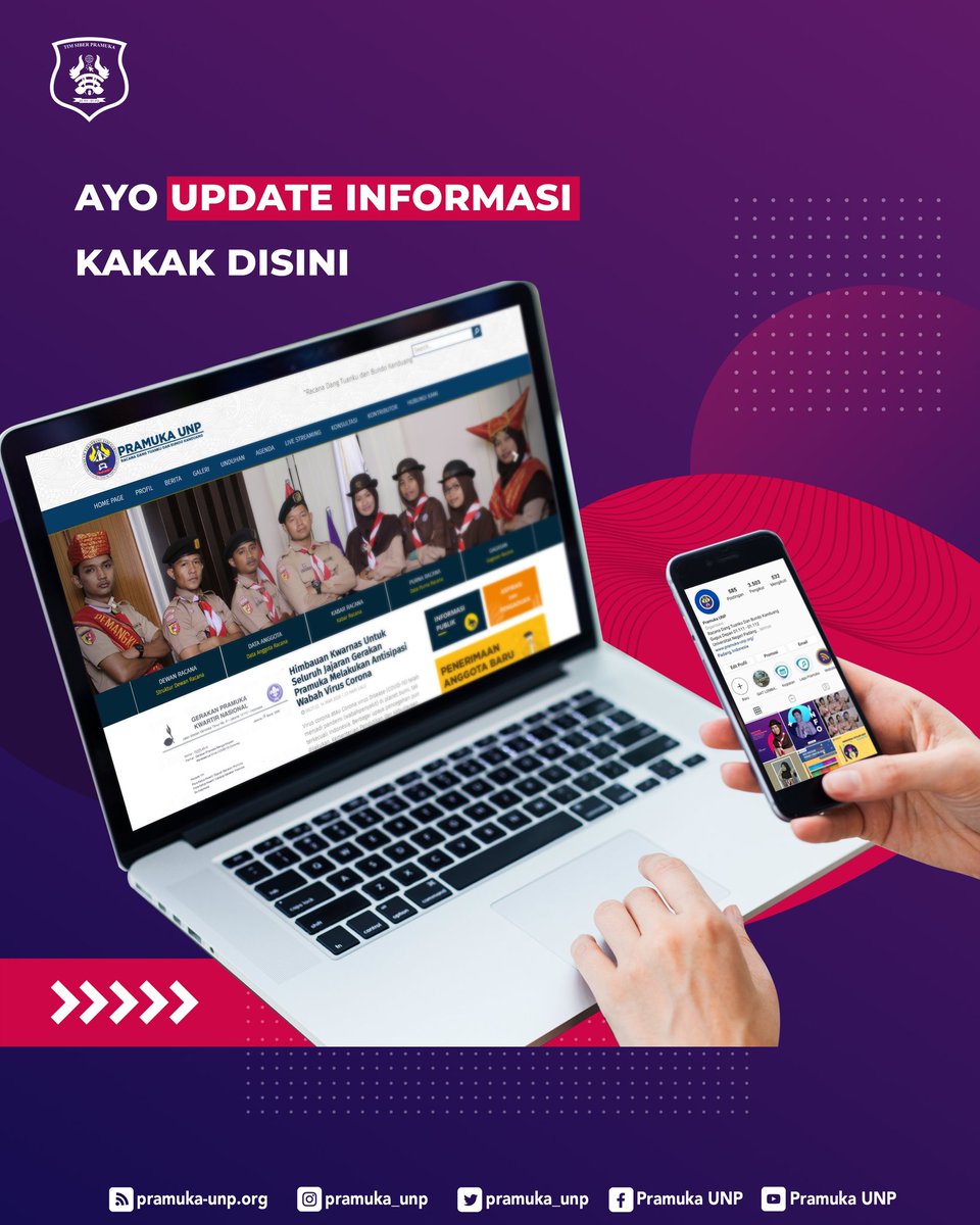 Sakit atau Tidak, Mari Pakai Masker Diluar Rumah.
Cc <a href="/kwarnas/">Joulette</a> <a href="/AdhyDault/">Adhyaksa Dault</a> 
#PramukaUNP
#dirumahsaja