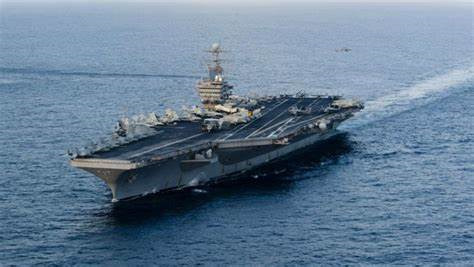 USS Nimitz diverted to East China Sea to ensure maritime security in the region. Most likely to fill in for the quarantined USS Theodore Roosevelt (CVN-71).
#USSNimitz #CVN68 #Covid_19 #CVVW11 #VA154 #VFA31 #VFA146 #VFA87 #VAQ142 #VAW125 #HSC8 #HSM75