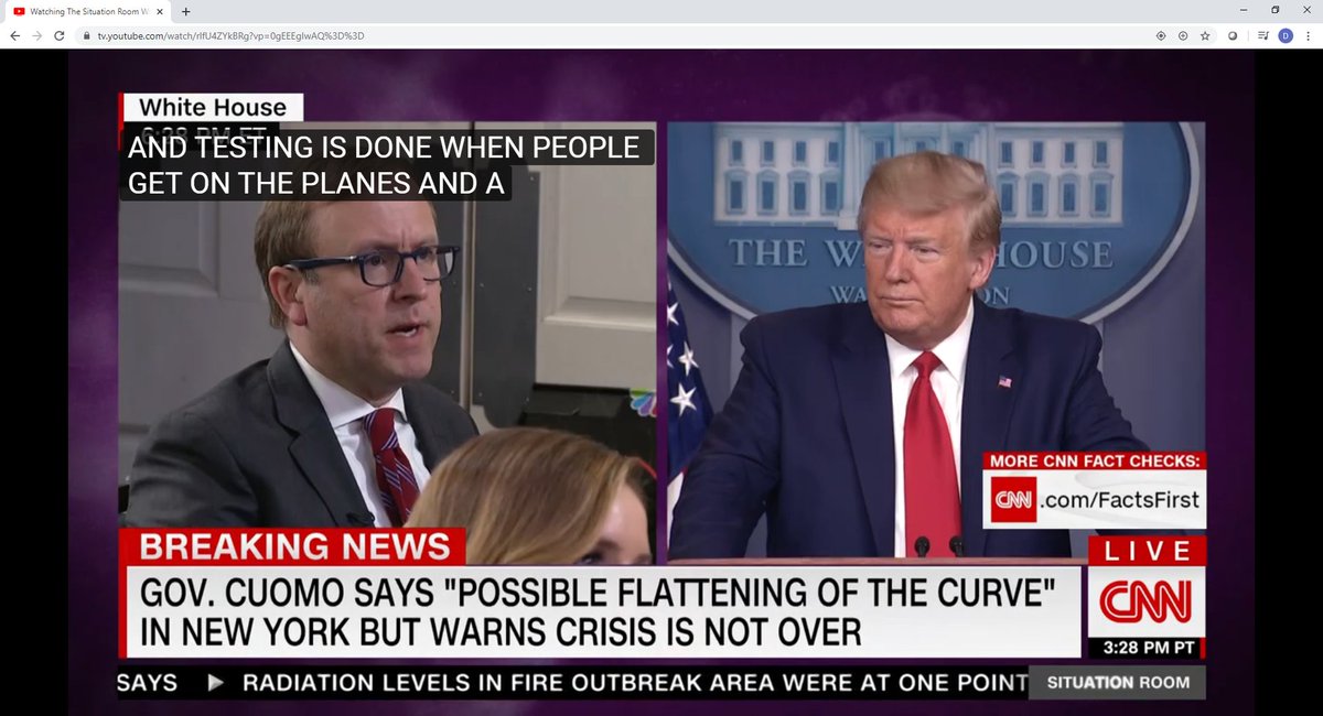 Did you catch the "Testing is done when they get on the planes and off the planes" lie  @ddale8  @atrupar  @GlennKesslerWP ? https://www.politifact.com/factchecks/2020/apr/06/donald-trump/donald-trump-wrong-about-covid-19-testing-airplane/ https://www.mediaite.com/news/trump-dismisses-hhs-inspector-generals-report-that-found-ongoing-testing-shortages-could-politics-be-entered-into-that/" Fox News’ Kristin Fisher "  @kristinfisher and  @oigathhs  https://www.hhs.gov/about/leadership/christi-grimm/index.html  #TrumpPressBriefing