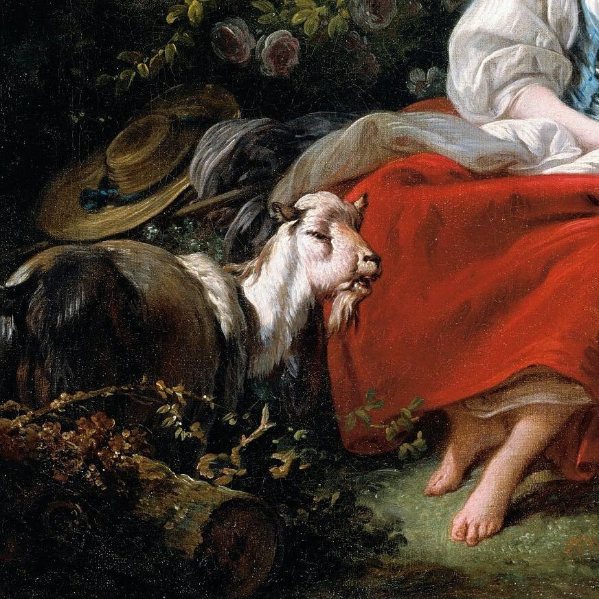 samanthaflutist's tweet image. you goat this #FrançoisBoucher #DreamingShepherdess #domquartier instagr.am/p/B-qQOWkgrKp/