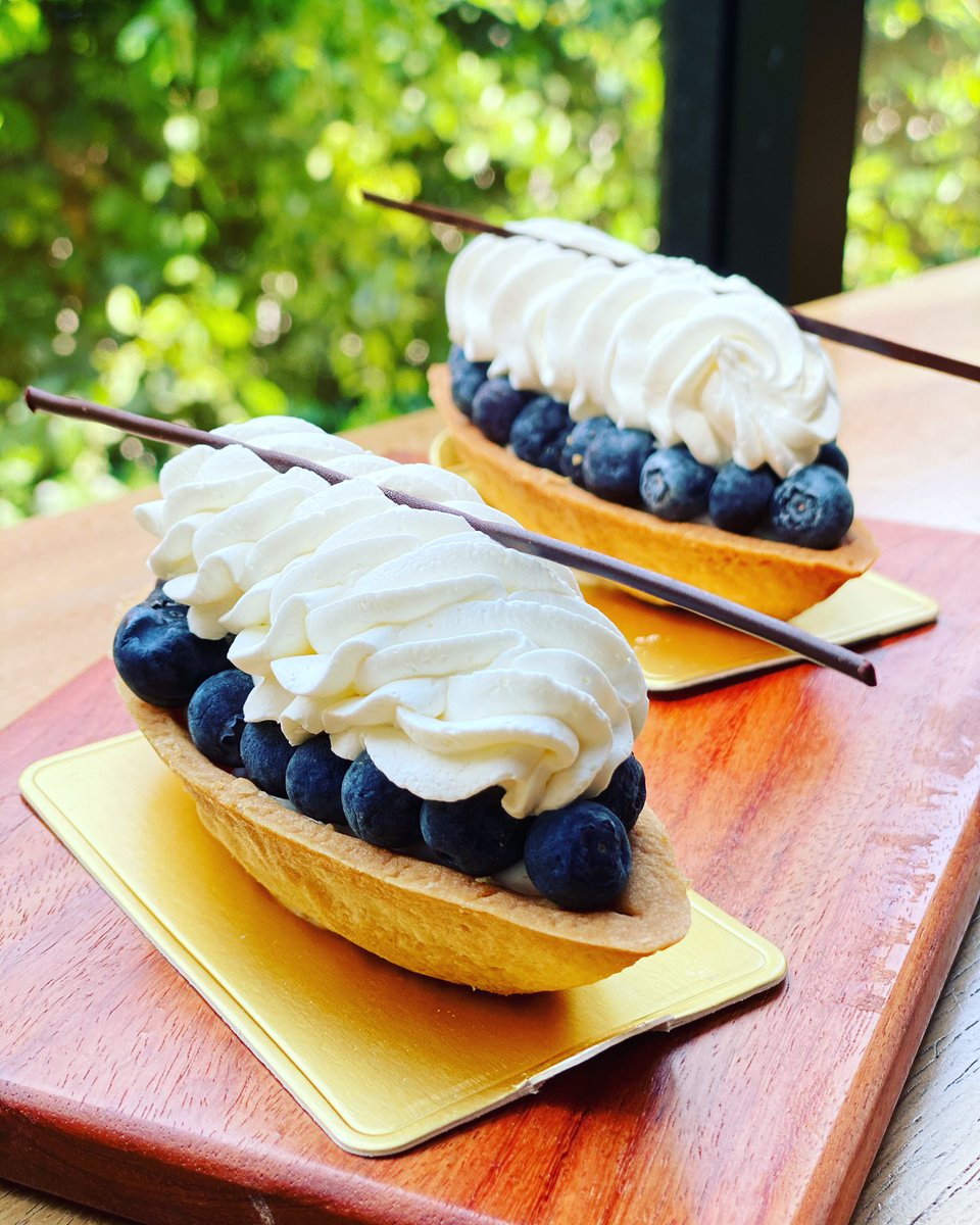 TheOldSchoolSCA's tweet photo. Blueberry Cheese Tart :
  - Almond Sable
  - Creamcheese Mouse
  - Chantiflly
  - Fresh Blueberry https://t.co/SBvXsAEv37