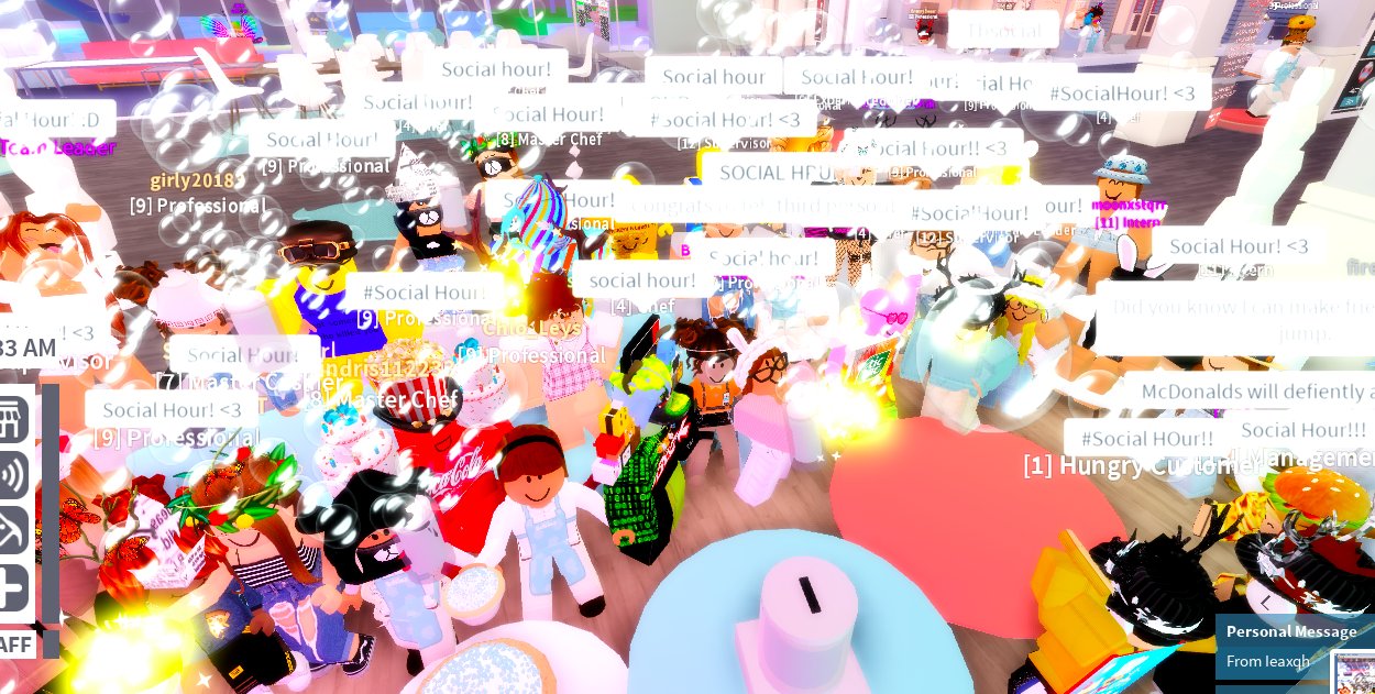 Bakiez On Twitter We Had A Great Social Hour Down At The Bakery Our Community Is Truly The Best Roblox - bakiez bakery roblox discord