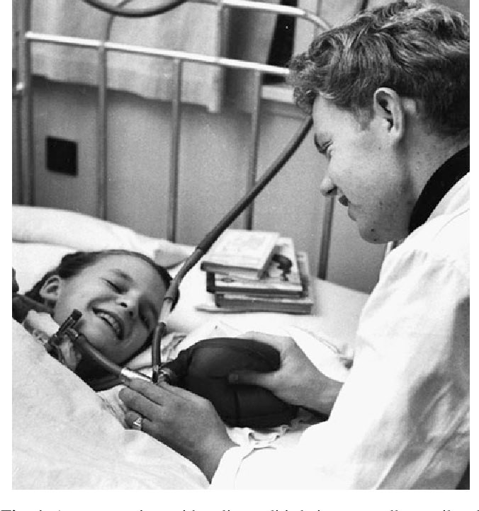 SurgeryLegends's tweet photo. In 1952, a polio epidemic swept through Denmark. Anesthetist Bjorn Ibsen (1915-2007) managed paralyzed patients with intubation and ventilation, reducing mortality hugely. By 1953, he had turned a student nurses classroom into an “intensive therapy unit”: the world’s first ICU. https://t.co/whOUpp0aBJ