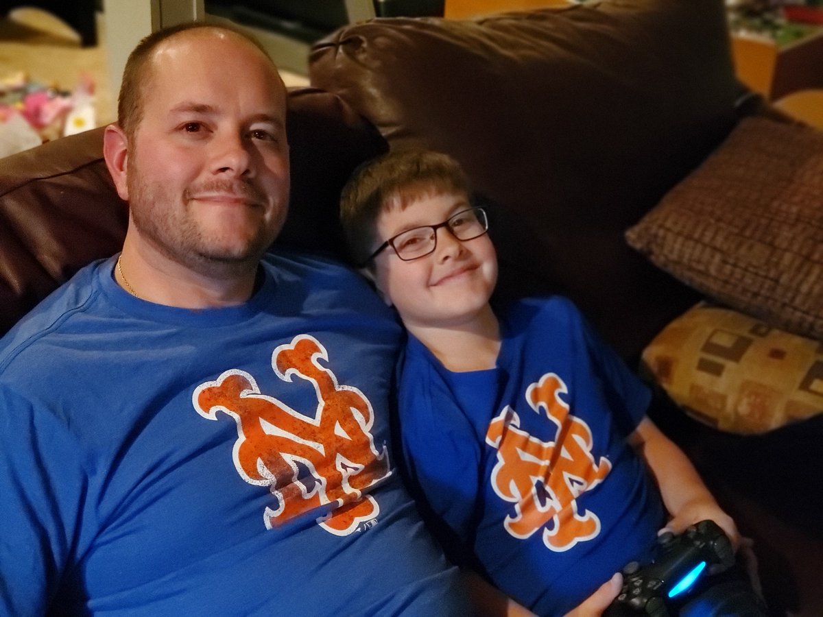dnandrews13's tweet photo. @Gpyfer2 @WC_WolfPack There is plenty of orange and blue around here. These two are making the best of spring without live baseball games...lots of MLB The Show and old replays! https://t.co/hXrWXA3IvU