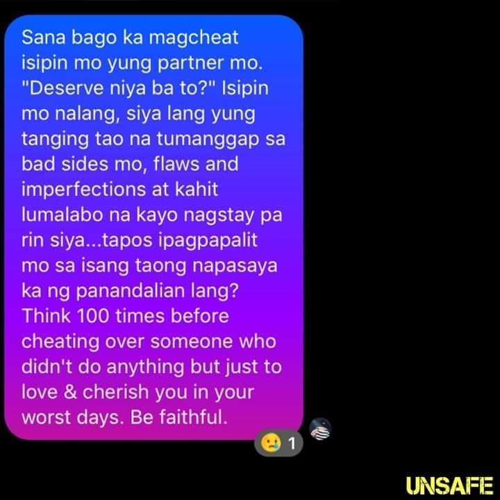 Machitis1's tweet image. REMINDER sa mga may partner 😊😊😊
Be faithful guys 💖💖💖