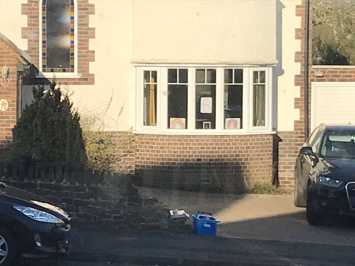 PrioryDeputy's tweet photo. #toptip4 why not use your window to play a game of would you rather with people in your street? We’ve moved on to other questions as well? Neighbours post answers in their windows! https://t.co/Edl0BemIsL