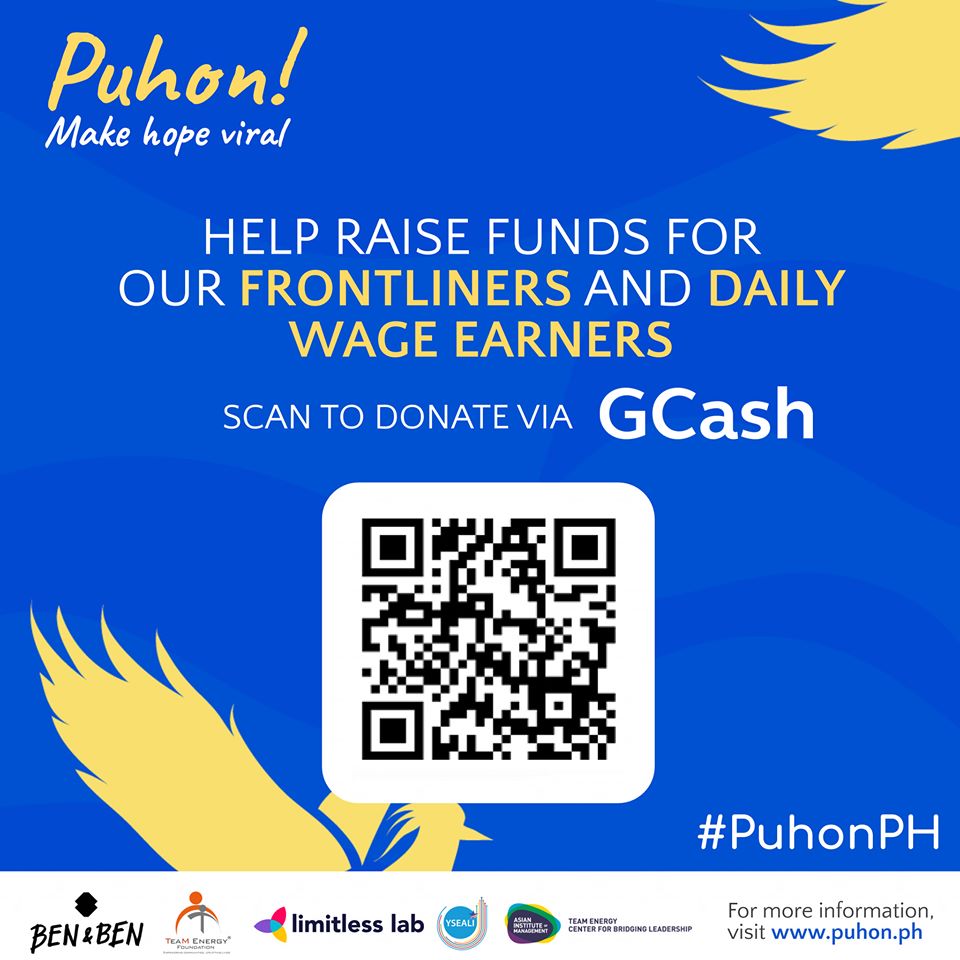 Mga ka-LSS! Pwede na tayong makatulong sa mga frontliners habang #SafeAtHome tayo!

I-scan niyo lang yung QR Code using GCash to donate to Team Energy Foundation for the benefit of frontliners and daily wage earners. 💙💛💙💛