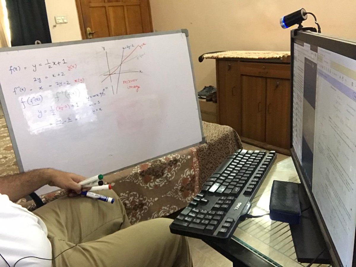 iAbdullahAziz's tweet photo. If few teachers are sharing only scans of notes, then the teacher is at fault not the system. I bought my own whiteboard, webcam, microphone setup, every student can approach me anytime over WhatsApp. What else you students are busy with?#We_Want_Semester_Break https://t.co/07KAL6pvgD
