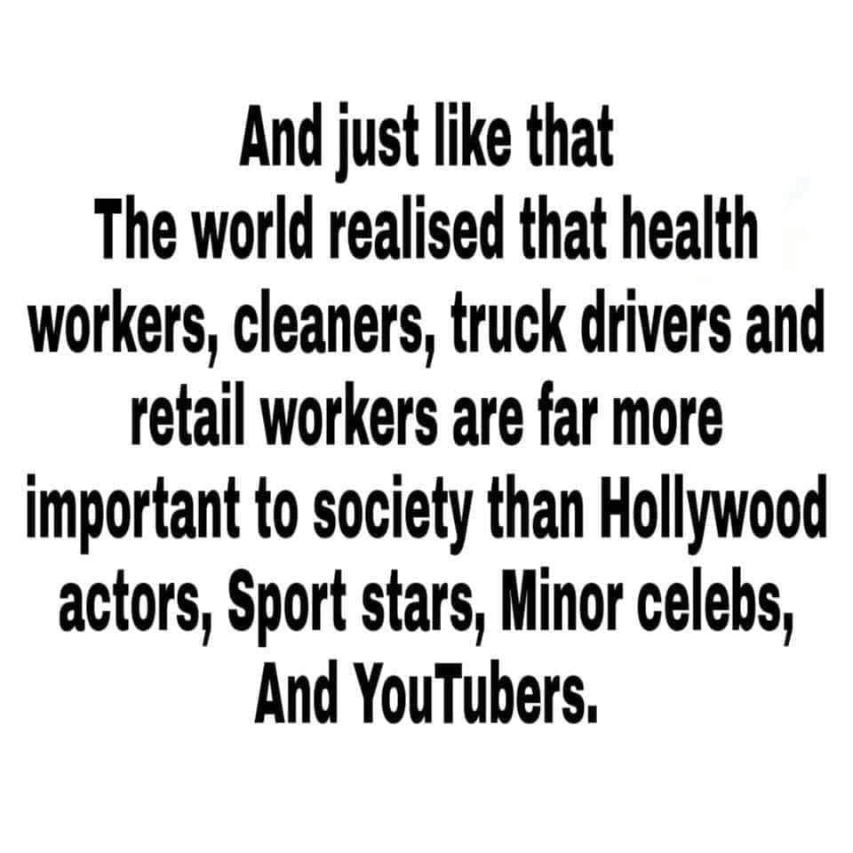 Who knew?