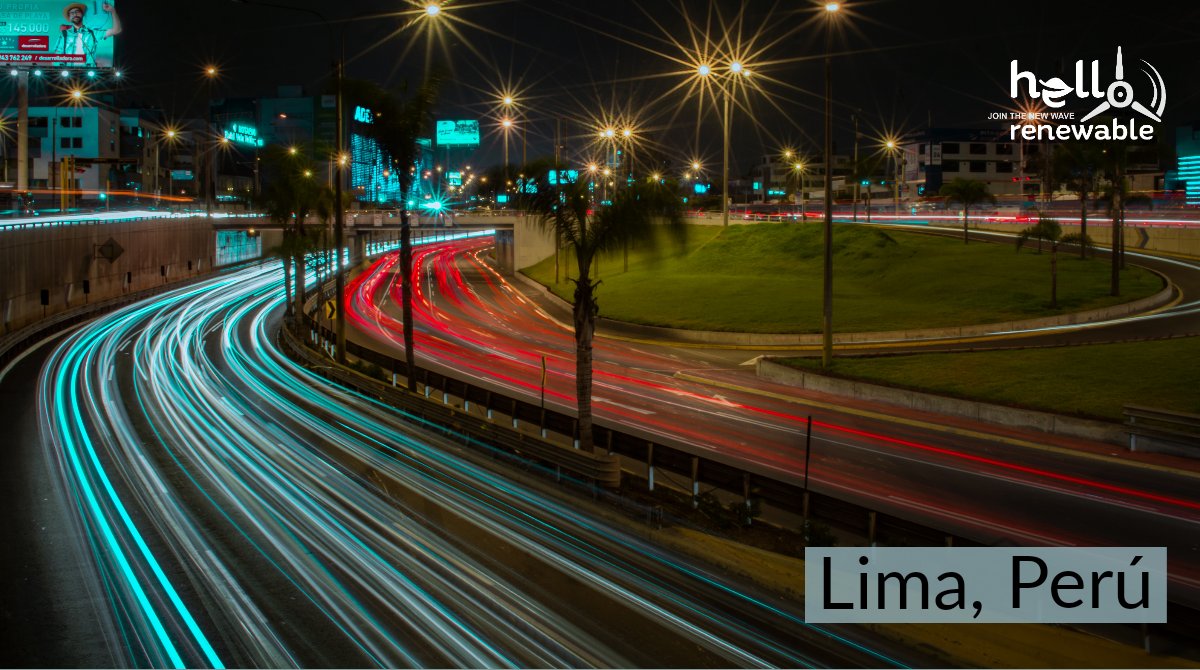 HelloRenewable's tweet photo. Lima, la capital peruana, una de las más contaminadas atmosféricamente de Latinoamérica, ha registrado el aire más limpio de los últimos tres años debido a la cuarentena obligatoria impuesta por el gobierno para frenar la propagación del COVID-19. ♻
.
#hellorenewable #covid19 https://t.co/fS8m1Zjt4m