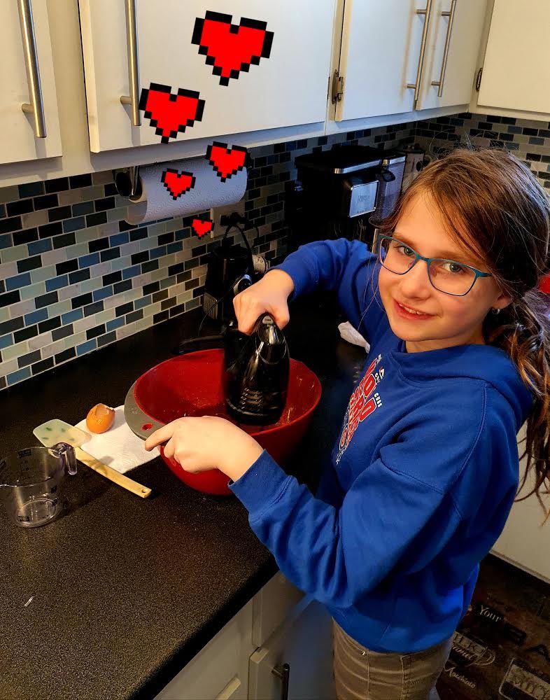 CEMillerSchool's tweet photo. Look at all of our Miller Mustangs taking on today’s virtual challenge! Today is cooking day! We love seeing your pictures! #millerinspires #CUSD201PRIDE https://t.co/uYZ6sFBN04