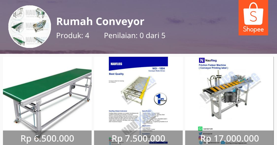 ConveyorId's tweet photo. Kunjungi toko kami di Shopee! danish_shop99: @ShopeeID @KemenkopUKM @KemenBUMN @KADIN_Indonesia https://t.co/L1XNj6hmzn #ShopeeID https://t.co/IBaxQzwnuK