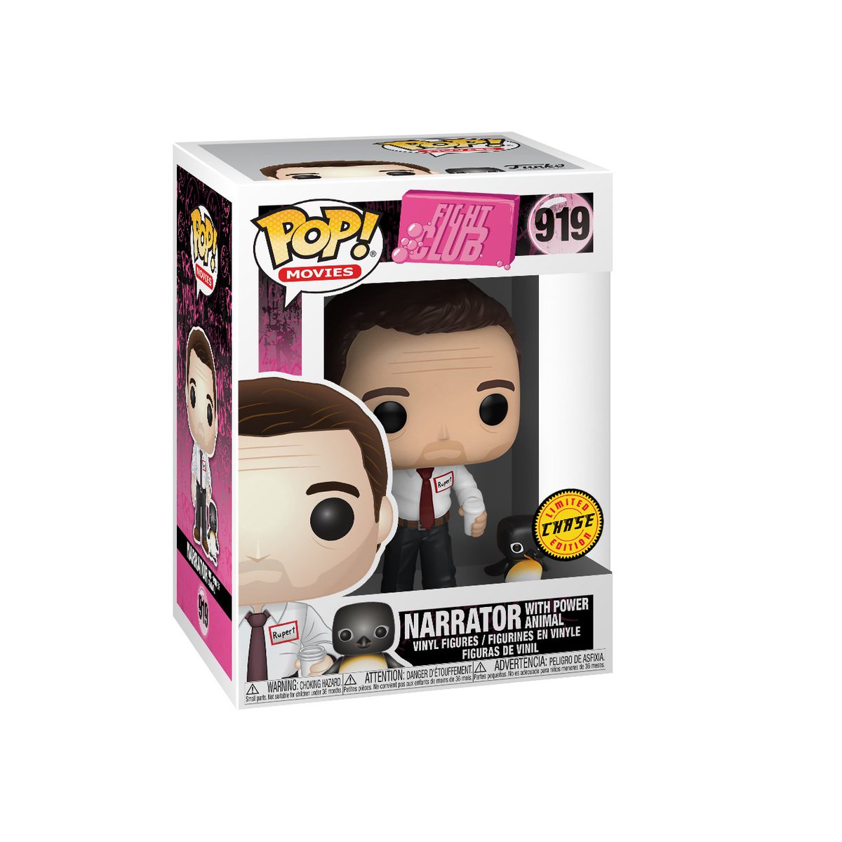 OriginalFunko's tweet image. RT &amp;amp; follow @OriginalFunko for a chance to WIN a CHASE Narrator with Power Animal Pop! 
#Funko #FunkoPop #Pop #Giveaway #FightClub
