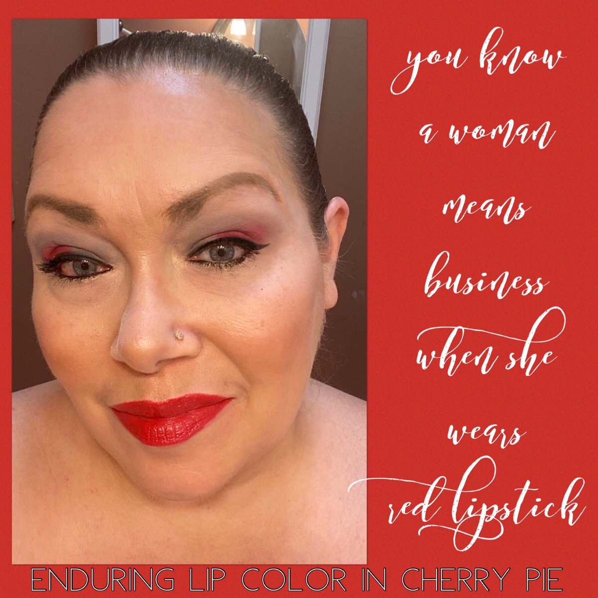 MariaLSantiago's tweet photo. 💄The perfect enduring shade of red. It will hold up all day! Shop it at my website💄: https://t.co/Hp3AK4dyma https://t.co/kfMq6nFWo5