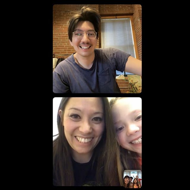 carissa's tweet photo. Happy birthday to the best sister ever! Sibling FaceTime is hilarious. https://t.co/8TdOfDgNgt https://t.co/162Mpk9epI