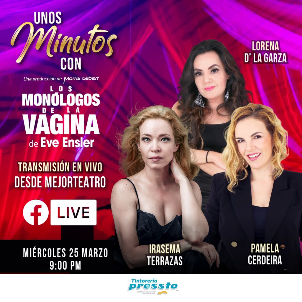 No te pierdas en unos minutos el #FBLive con <a href="/PamCerdeira/">Pamela Cerdeira</a> @LOREDELAGARZA1 e <a href="/irasematerrazas/">𝑰𝒓𝒂𝒔𝒆𝒎𝒂 𝑻𝒆𝒓𝒓𝒂𝒛𝒂𝒔</a> 😍 
Aquí lo puedes ver: facebook.com/11585444181470…