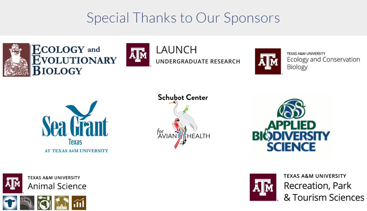 EIStamu's tweet photo. The Ecological Integration Symposium is almost a week away! There isn’t a better way to celebrate than to thank the organizations who make this event possible (virtual or otherwise)!
Follow the link in our description to access the FREE VIRTUAL symposium on April 2nd and 3rd! https://t.co/S6CsTugPlG