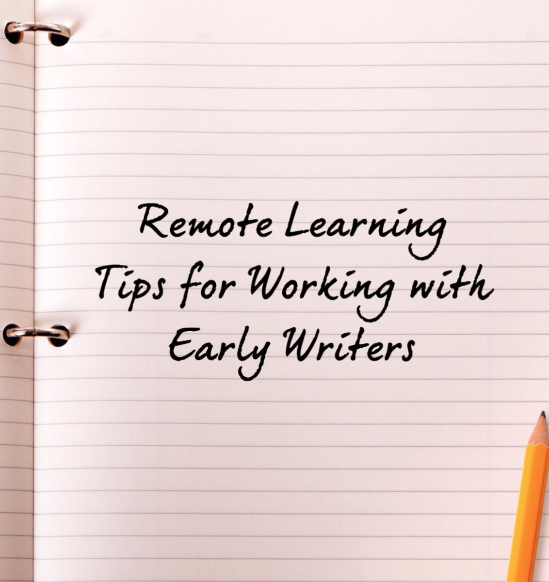 Using clips to create a short video of writing approaches for parents of early writers. Setting students up for success &amp; the stress off parents. #remotelearning #takpschool