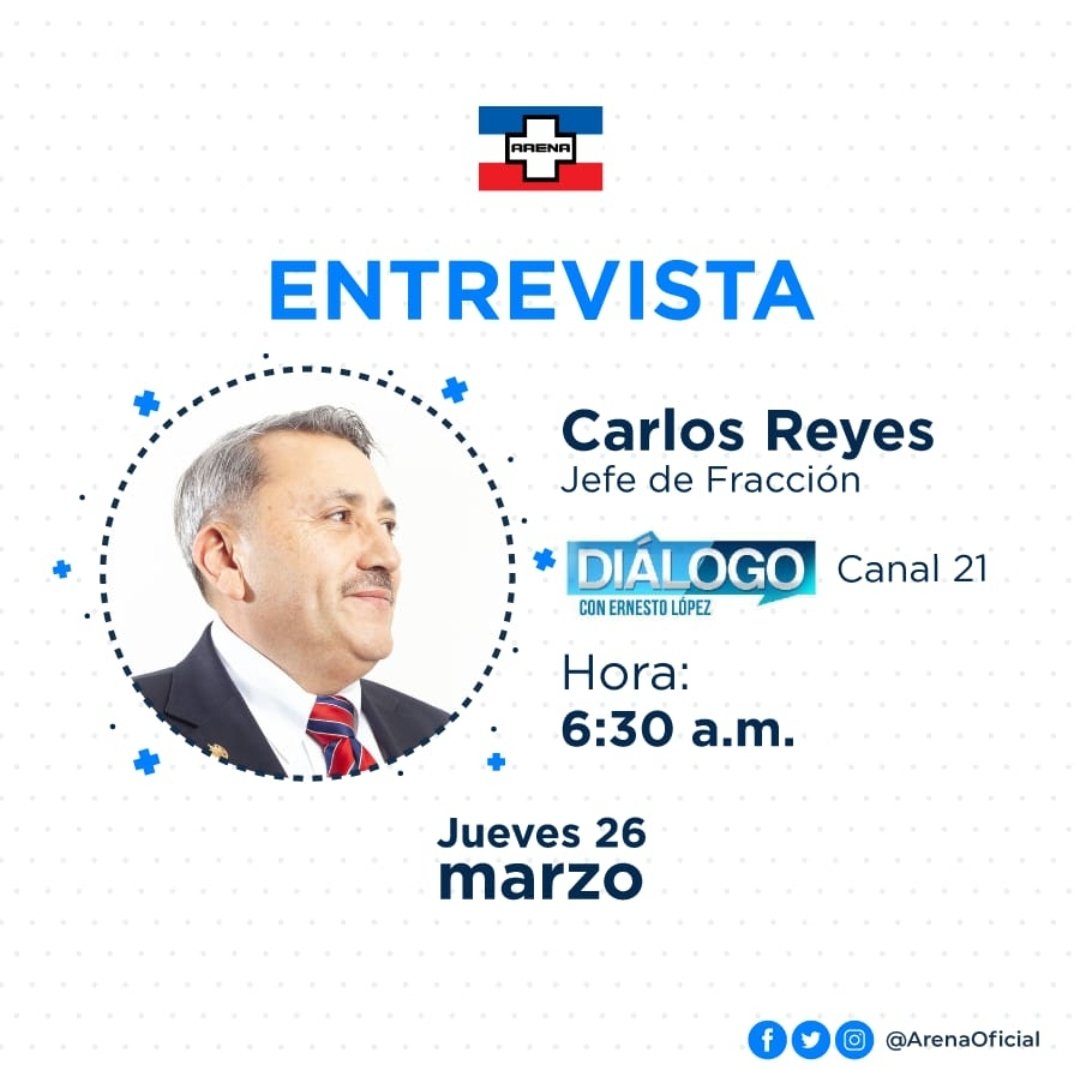 Xn0wZ503's tweet photo. Mañana a las 6:30 am estaré en el programa "Diálogo con Ernesto López", de canal 21.

Conversaremos sobre temas de interés nacional. https://t.co/gt4QKOtf9k