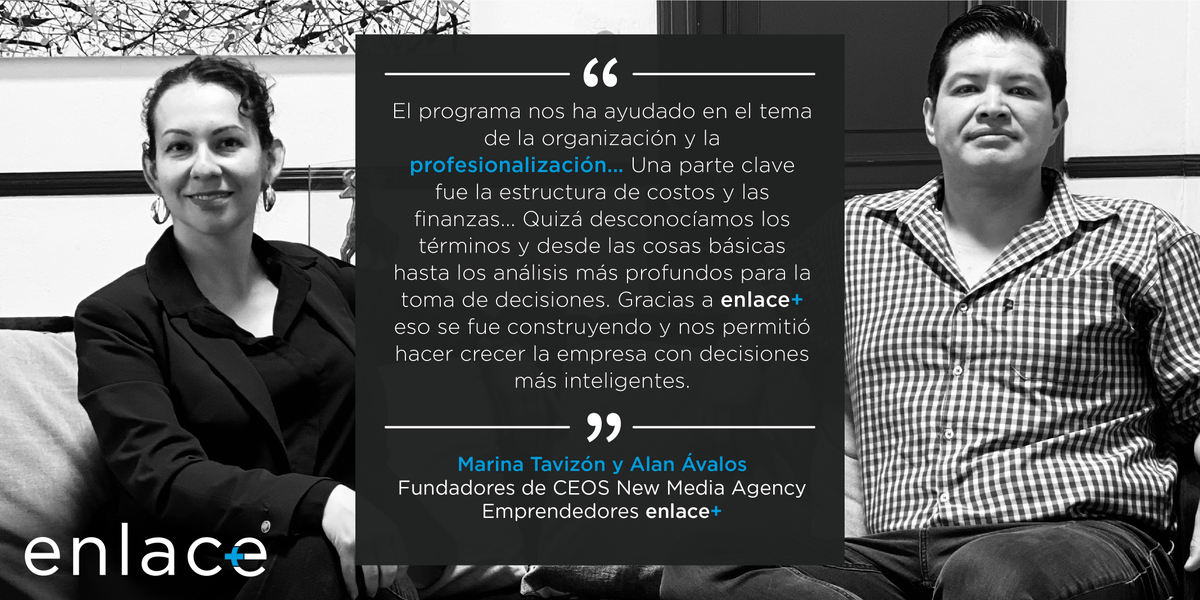 Red_ENLACEE's tweet photo. Marina y Alan, fundadores de @CeosNewMedia, un gran ejemplo de fortaleza y profesionalismo. Conoce su historia: https://t.co/RW0dVps7yH https://t.co/DQMVUxcVjc