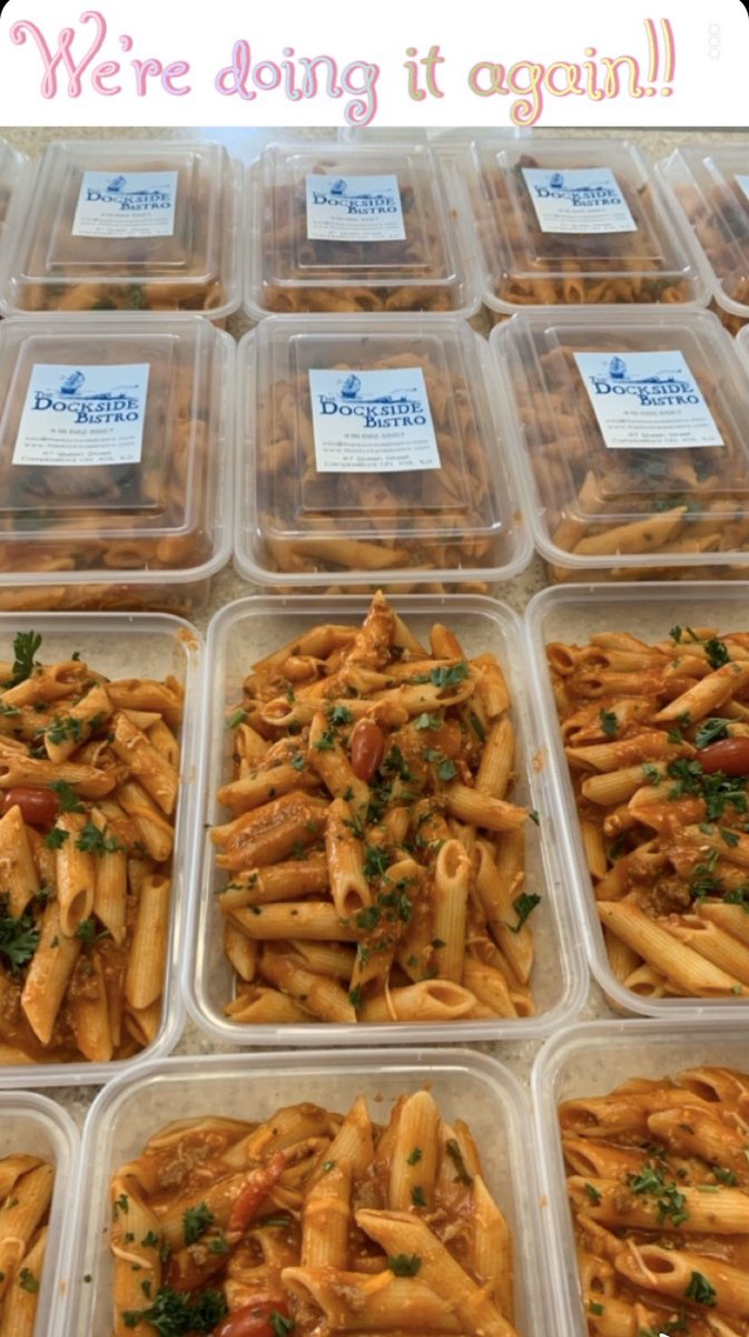dockside_bistro's tweet photo. Due to the overwhelming response that we received on our previous post about delivering free meals to those in need, we decided to extend this &amp; offer the same again next wk.
We are able to do this in part by a generous donation. Head on over to our Facebook page for more info! https://t.co/YxDAlIv3Cn