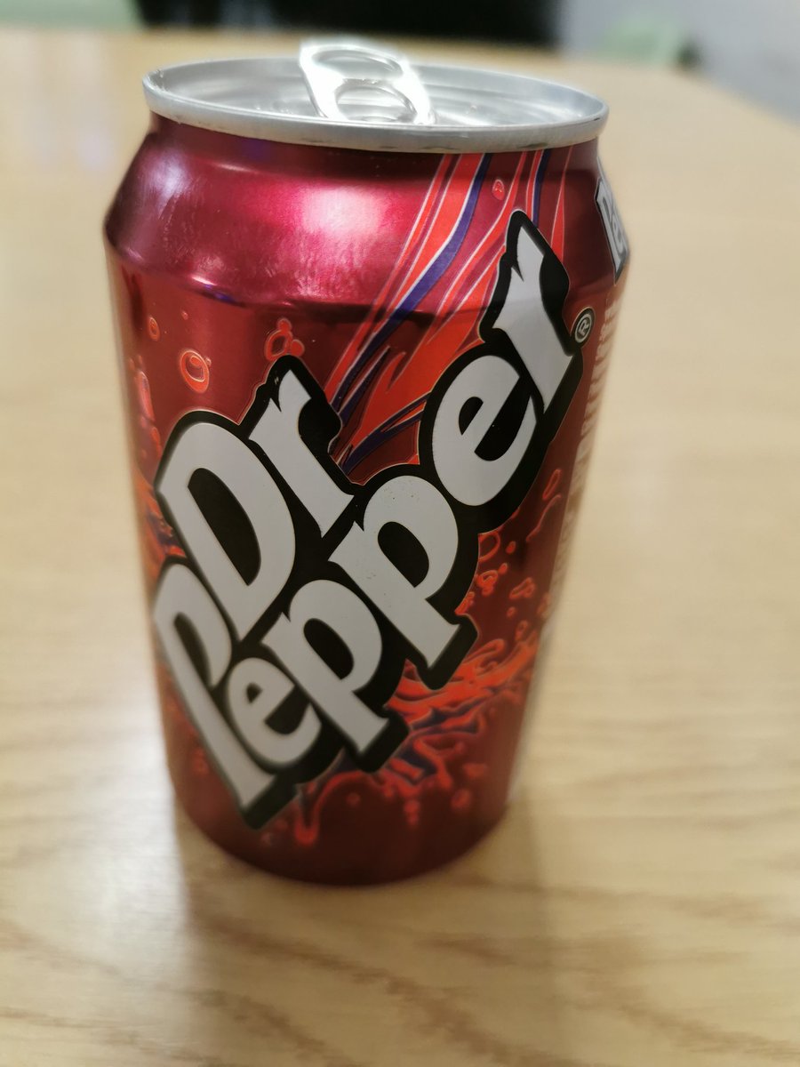 DamianSAllen's tweet photo. @smivadee the vending machine at work now does Dr Pepper!! #fooooootball #drpepper https://t.co/VeYNppUpLW