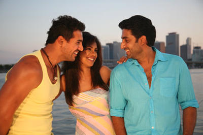 54th Bollywood film:  #Dostana Good comedy, very enjoyable. Obviously it's a bit "dated" because I'm not sure how some of the gay jokes would go today, but clearly the film attempted to normalize LGBT topics, which is nice! 