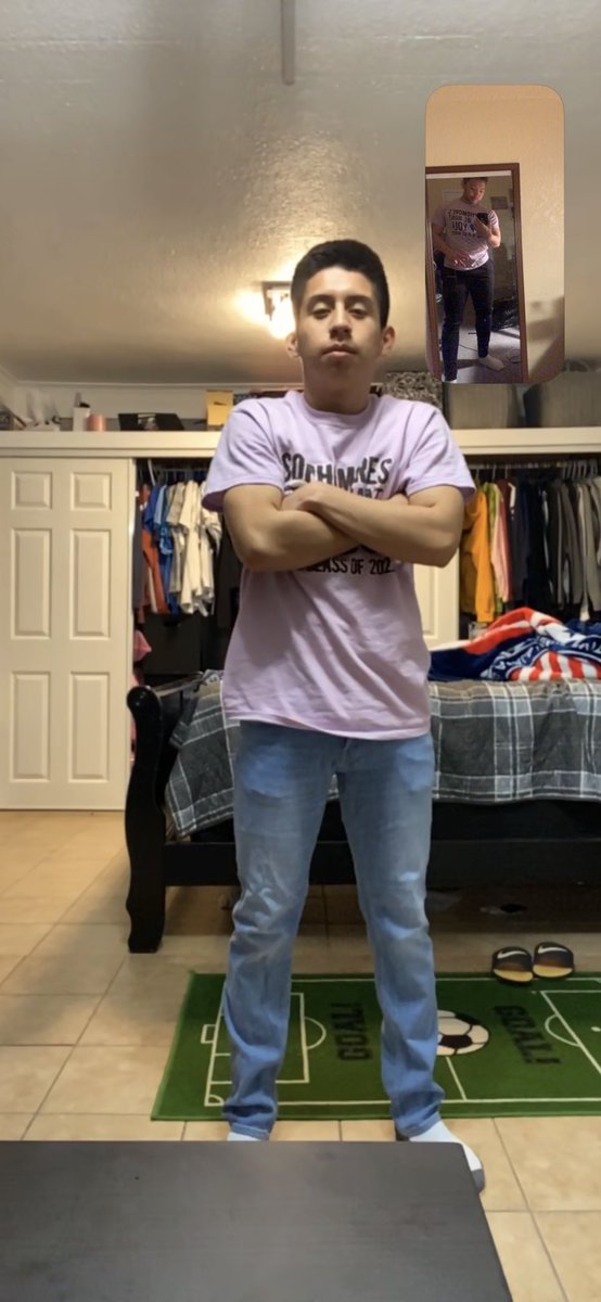 natebeeler_'s tweet image. Social distancing through the inter-webs with my bro! #spiritweekchallenge @MrKuchCHS @CHSROYALARMY