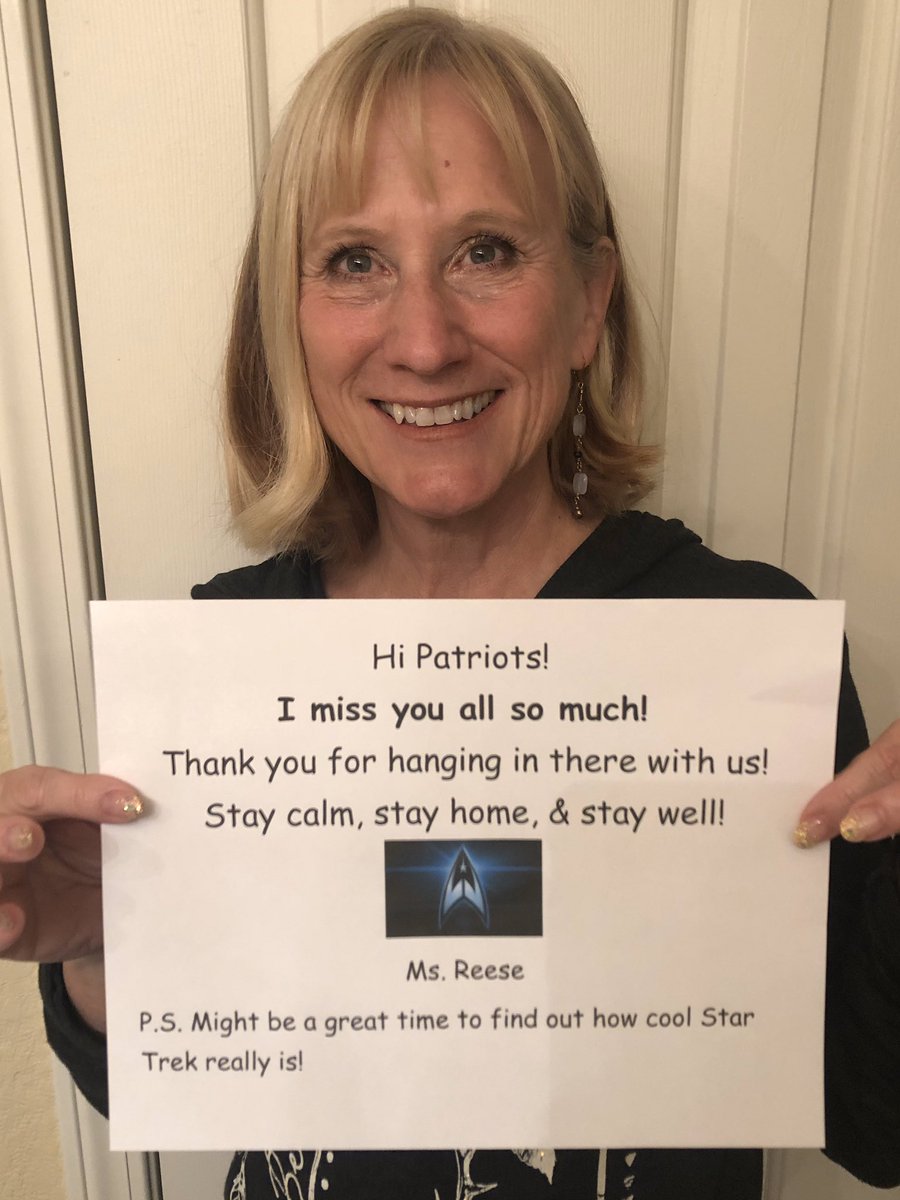 PatriotsLeading's tweet photo. Message from Principal Reese! ❤️ https://t.co/qv4C3zAbF9