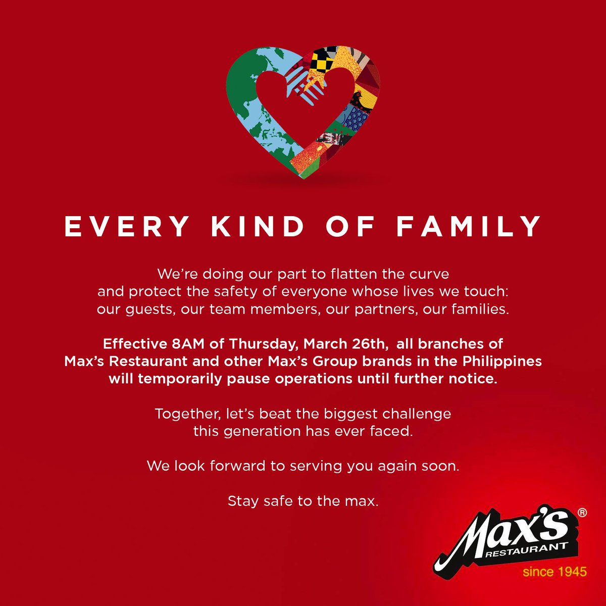 Max's Restaurant tweet media