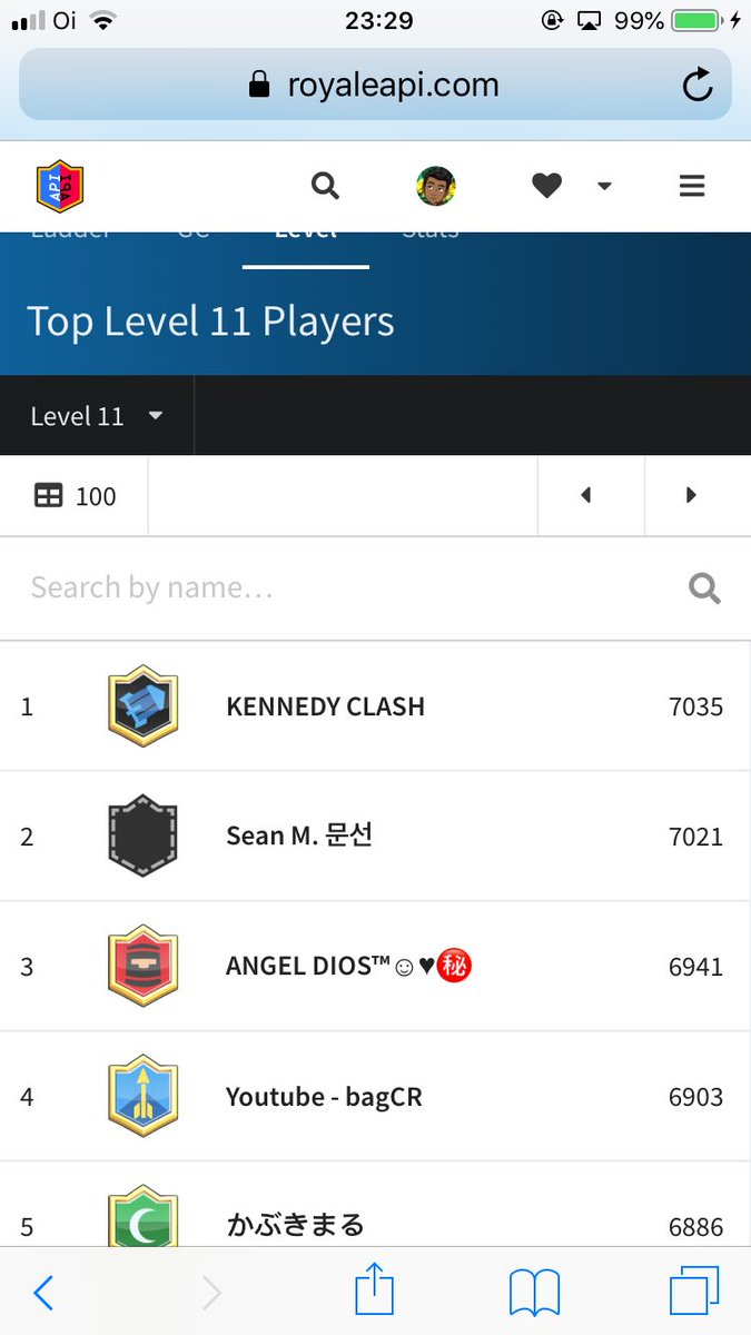 kennedyclash_'s tweet photo. Best Level 11 In The World!😛
BREAKING ALL RECORDS!🔥 
#7K #KingOfGraveyard #ClashRoyale https://t.co/lXoaUUiv6p