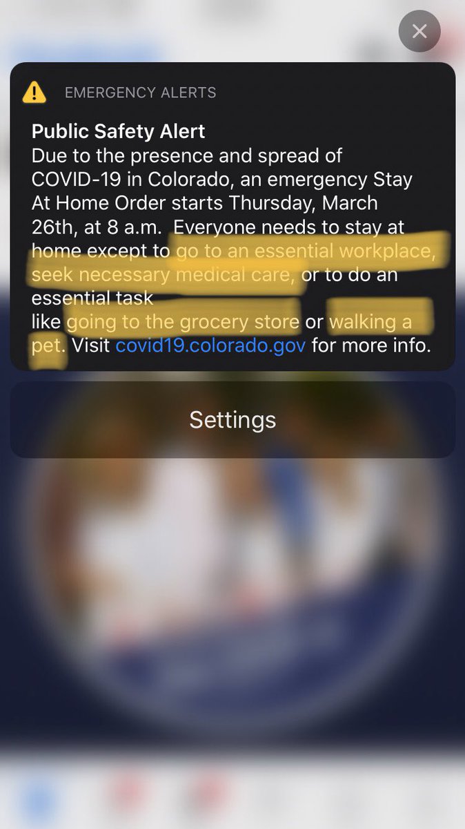 EyeSteve MD (@eyesteve) on Twitter photo #Colorado Top 4 Excuses to NOT #StayAtHome
1. Go to an essential workplace
2. Seek necessary medical care
3. Going to the grocery store
βββββ
4. Walking a pet ππ¦ π π π π» π ππ·πΈπ―πππ¦π¦πππ¦π’π¦π¦π¬π¦§ππ¦π«π©π¦©π¦πΏ
βββββ
#COVID19Colorado #COVID2019 #Colorado Top 4 Excuses to NOT #StayAtHome
1. Go to an essential workplace
2. Seek necessary medical care
3. Going to the grocery store
βββββ
4. Walking a pet ππ¦ π π π π» π ππ·πΈπ―πππ¦π¦πππ¦π’π¦π¦π¬π¦§ππ¦π«π©π¦©π¦πΏ
βββββ
#COVID19Colorado #COVID2019